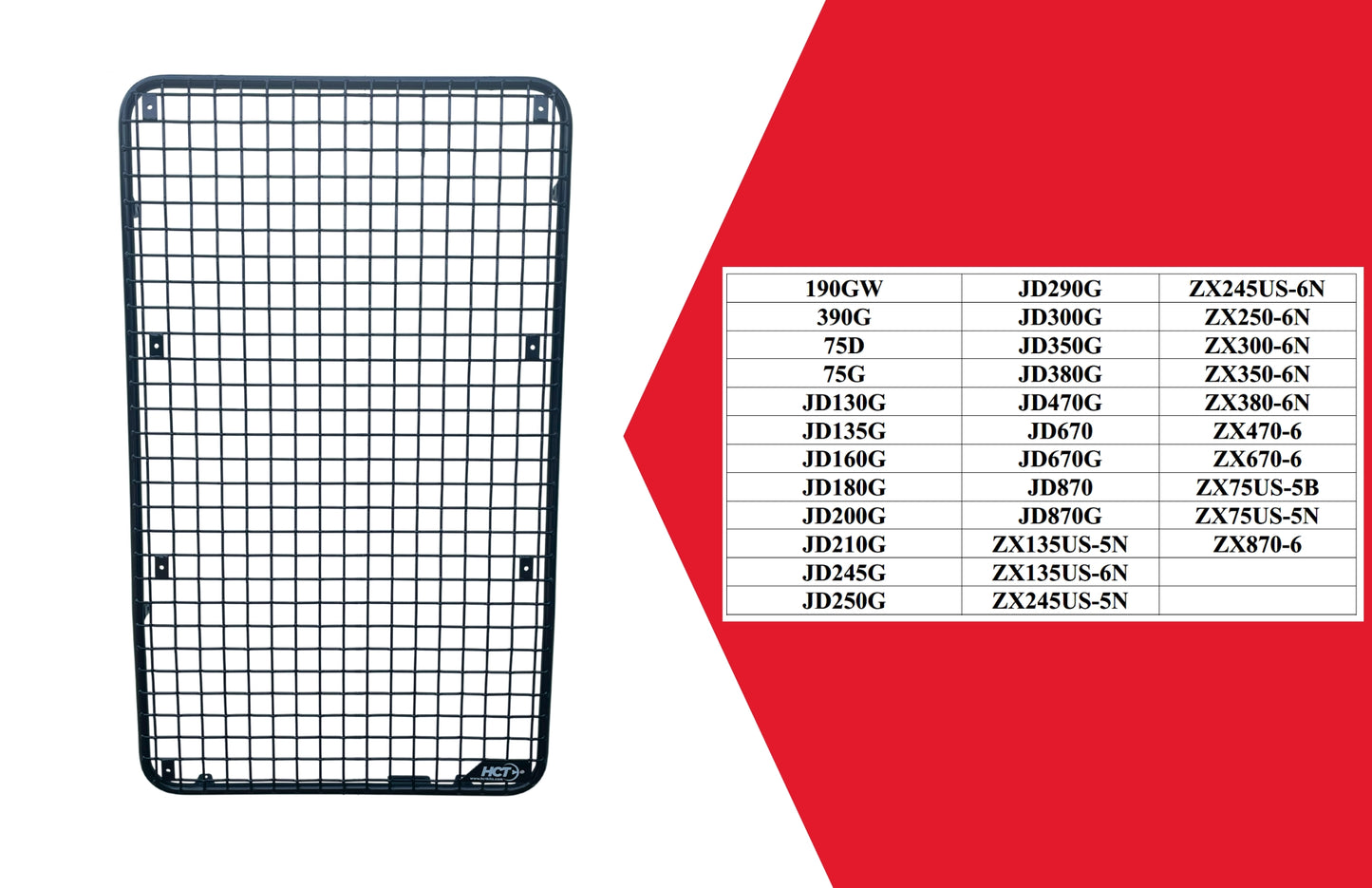 HITACHI/JOHN DEERE GUARD (Type 1) CG-000005-0004 MESH